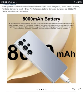 SAMSUNG S26 Ultra 1TB PRECINTADO