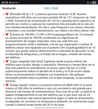 SAMSUNG S26 Ultra 1TB PRECINTADO