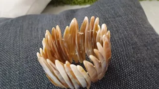 Bracciale madreperla vintage elastico