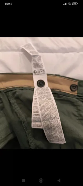 Pantalón chino Springfield verde