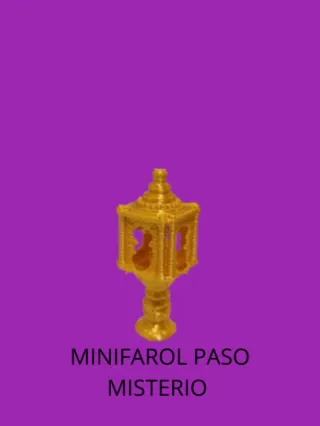 Figura 3D candelabro Paso Misterio