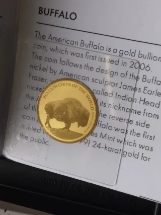 Monete d'oro, Canguro e Bufalo