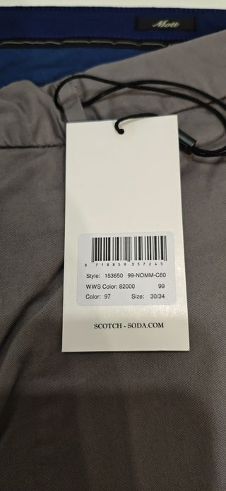 Scotch & Soda Mott Slim Fit Gris 30/34