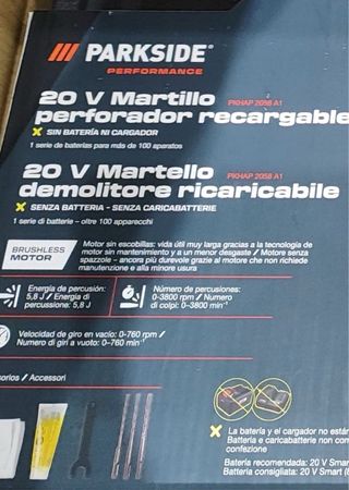 Taladro Parkside Brushless