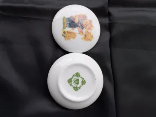 Portagioie Limoges Decorato Orso