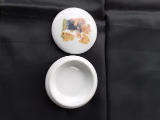 Portagioie Limoges Decorato Orso