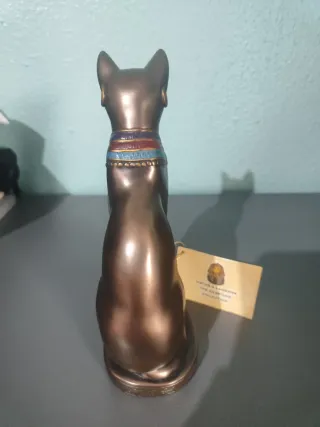 Figura Bastet Sigris 20cm Bronce Egipcia