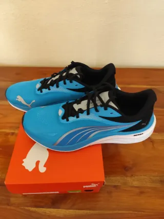 Zapatillas Puma Running Talla 45 Celeste. NITRO 4