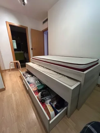 Cama nido con cajón inferior