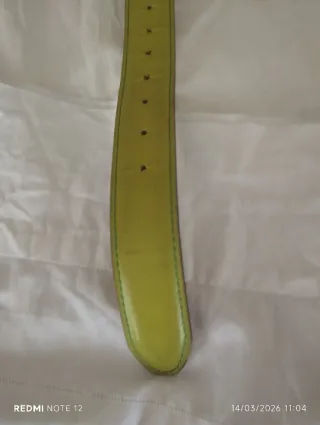 Cinturón KING-BELT verde mujer