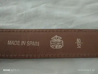 Cinturón KING-BELT verde mujer