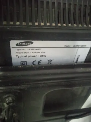 Televisores Samsung 32 LED HD. Sin mando.