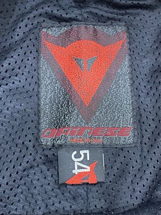 Pantaloni Pelle Dainese 5 Tasche Neri Taglia 54