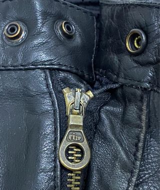 Pantaloni Pelle Dainese 5 Tasche Neri Taglia 54