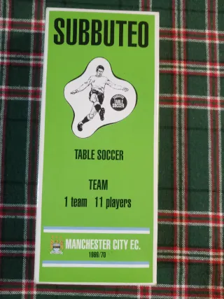 Subbuteo Manchester City 1969/70