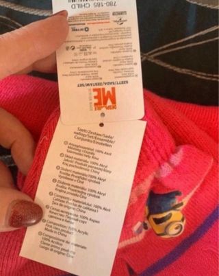 Set 5 completi sciarpa guanti bimbo/bimba