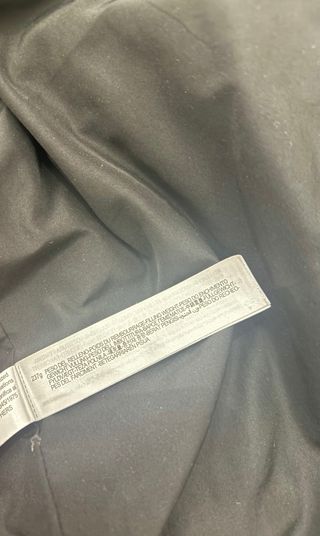 Chaqueta larga plumífero Zara negra