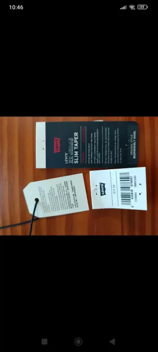 Pantalón chino Levi's negro