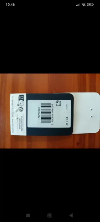 Pantalón chino Levi's negro