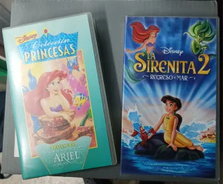Películas VHS Disney La Sirenita