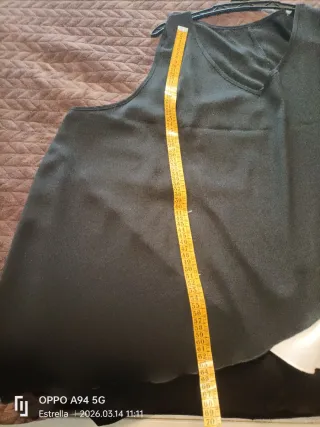 Top blanco y negro precioso