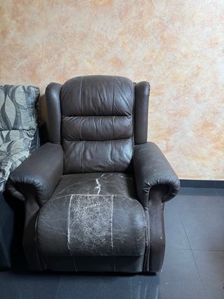 Sillón Eléctrico Masaje Marrón