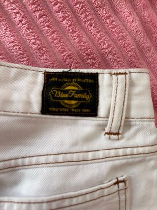 Pantalones White Stars Blue Family