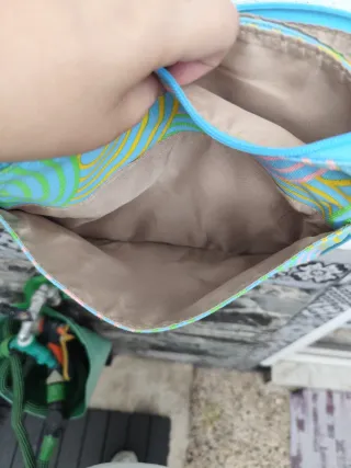 Bolso étnico con estampado de búho