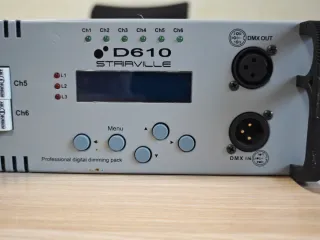 Dimmer Starville D610 DMX 6 Canales