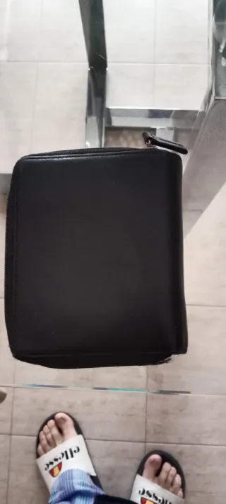 Cartera Calvin Klein Negra Cremallera