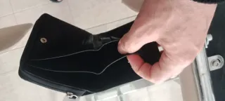 Cartera Calvin Klein Negra Cremallera