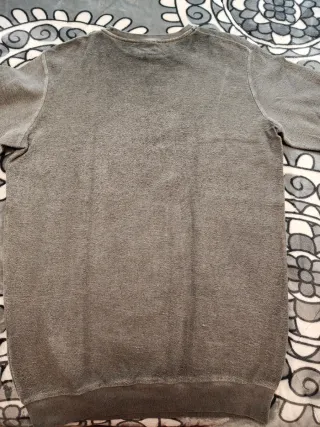 Pull&Bear Sudadera Gris Huesos