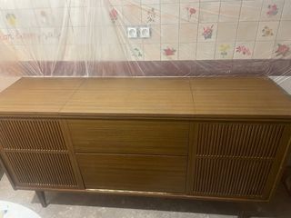 Mueble Tocadiscos Radio Altavoces Vintage