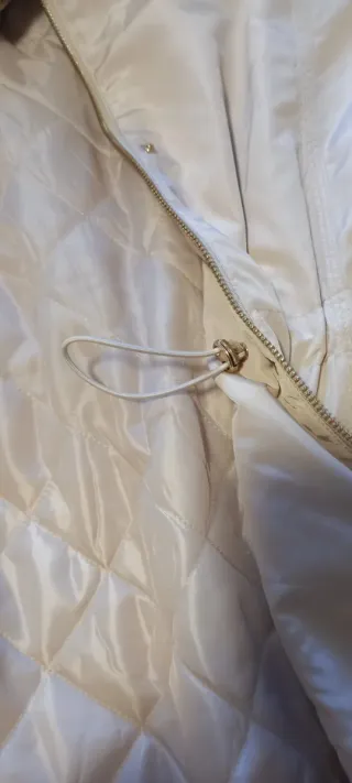 Parka Sfera T.L. Beige Ajustable Cintura