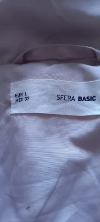 Parka Sfera T.L. Beige Ajustable Cintura