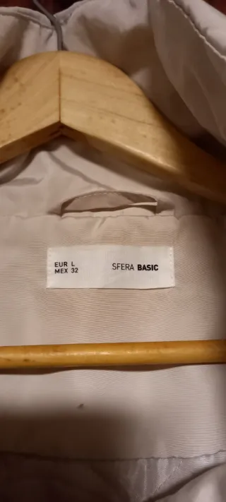 Parka Sfera T.L. Beige Ajustable Cintura