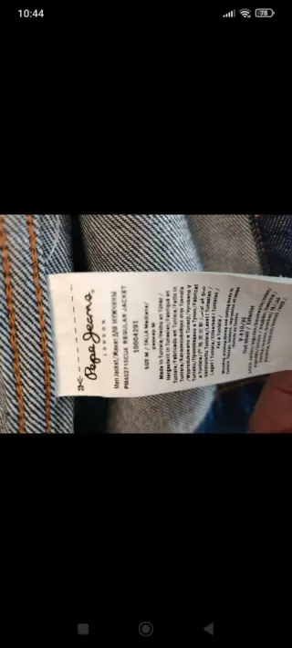 Cazadora Vaquera Pepe Jeans Azul