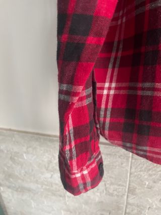 Camicia a quadri Terranova rossa e nera