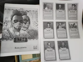 Juego de mesa 1754 Conquest French and indian war