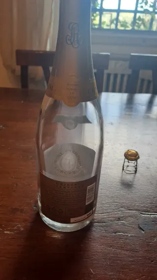 Bottiglia vuota Cristal Louis Roederer