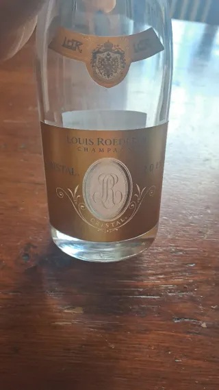 Bottiglia vuota Cristal Louis Roederer