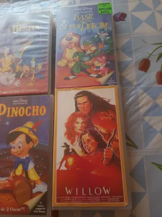 Lote 6 Películas Disney VHS Clásicos