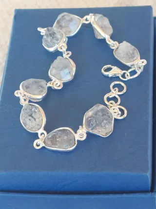 Pulsera Plata 925 con Piedras Naturales