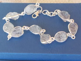 Pulsera Plata 925 con Piedras Naturales
