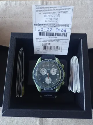 Reloj Omega x Swatch MoonSwatch Earth