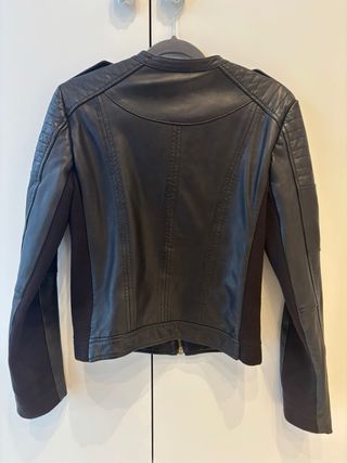 Cazadora Mango Negra Talla XS