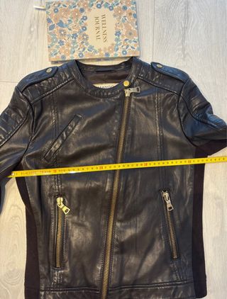 Cazadora Mango Negra Talla XS