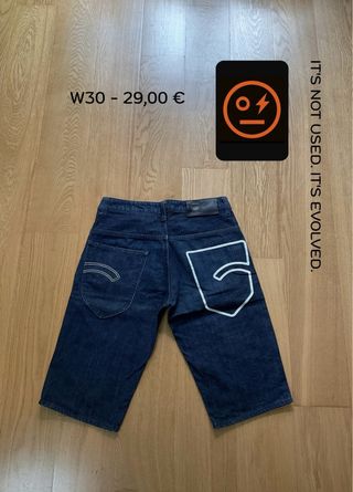Bermuda vaquera de hombre de G-Star Raw (W30)