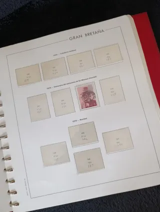 Album Clasificador Sellos de Gran Bretaña