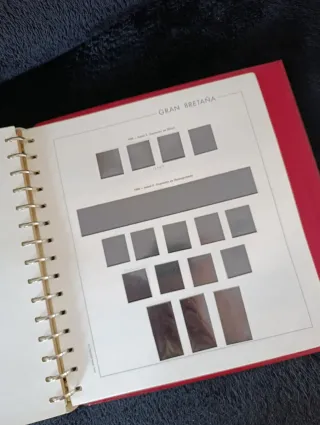 Album Clasificador Sellos de Gran Bretaña